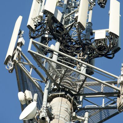 20 35M Monopole 5G Onda Milimétrica Pequena Torre de Celular Design Compacto para Área Urbana de Alta Densidade