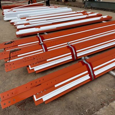 torre de aço equipada com pernas do ângulo do aço Q355 de 52M 3 reusável para o desenvolvimento provisório da rede