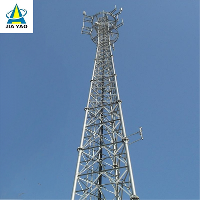 paisagem magro da torre das telecomunicações do tubo do perfil 3 de 58M amigável para a cidade universitária