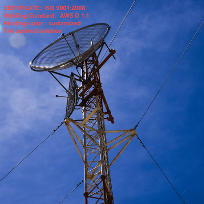 48 52M Budget Friendly Guyed Wire Tower para projeto de transmissão de sinal de transmissão