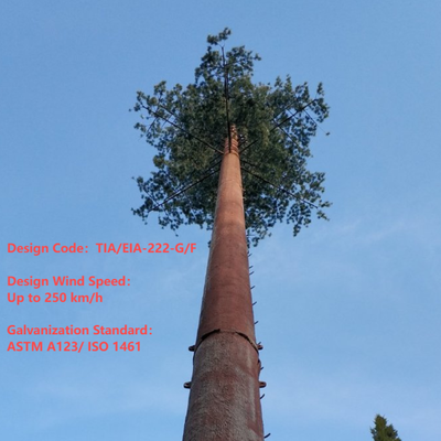 18 27 torre camuflada 35Meter das telecomunicações da palmeira para a paisagem do hotel de recurso