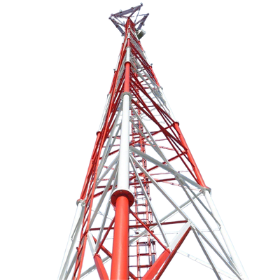 torre das telecomunicações do tubo do aço 3 de 45m 56m 67m 75Meter Q355 para a área de ensino da universidade