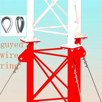 48 50 60M Torre de Fio com tensão ajustável para cobertura de sinal de pastagem