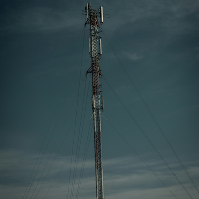 fundação de aço da luz da torre Guyed de 35M Q355 para a cobertura de área ampla da pastagem