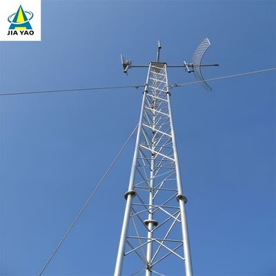 Torre Guyed econômica de 42M para cobertura de sinal de transmissão rural