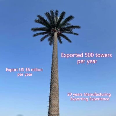 35M Pinheiro Biônico Ecológico Camuflagem Torre de Comunicação Área Cênica Cobertura de Sinal 30 Anos de Vida Estrutura de Aço Galvanizado a Quente