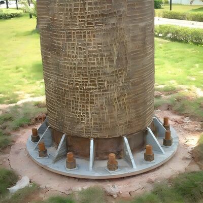 35M Pinheiro Biônico Ecológico Camuflagem Torre de Comunicação Área Cênica Cobertura de Sinal 30 Anos de Vida Estrutura de Aço Galvanizado a Quente