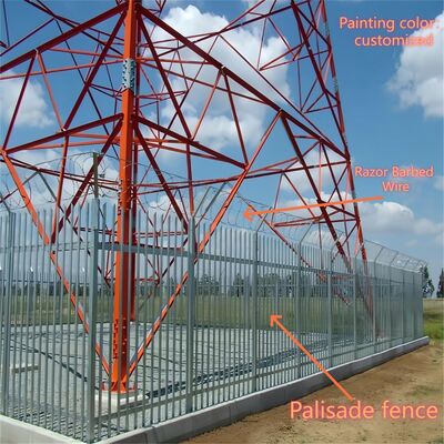 Torre de comunicação de aço angular com pernas de grau sísmico ANSI/TIA-222 Mastro de treliça padrão para instalação de antena de rádio e TV