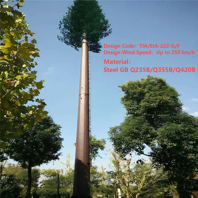 5 10 15 20 25 30 35 40 45 50 55 60 m metros de rádio antena de microondas mastro telecomunicações torres de telefone celular disfarçadas torre de árvore biônica