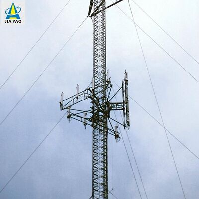 38M Quick Erect Guyed Wire Tower for Emergency Disaster Relief Communication