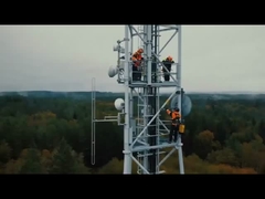 Torre de aço tubular de 3 pernas