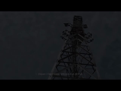 Torre de aço angular de 3 pernas