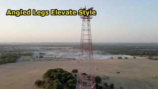 Angular em aço com 4 pernas