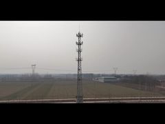 torre de aço tubular galvanizado de 3 patas