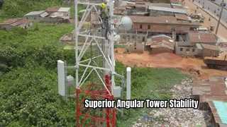 Torre angular de 3 pernas